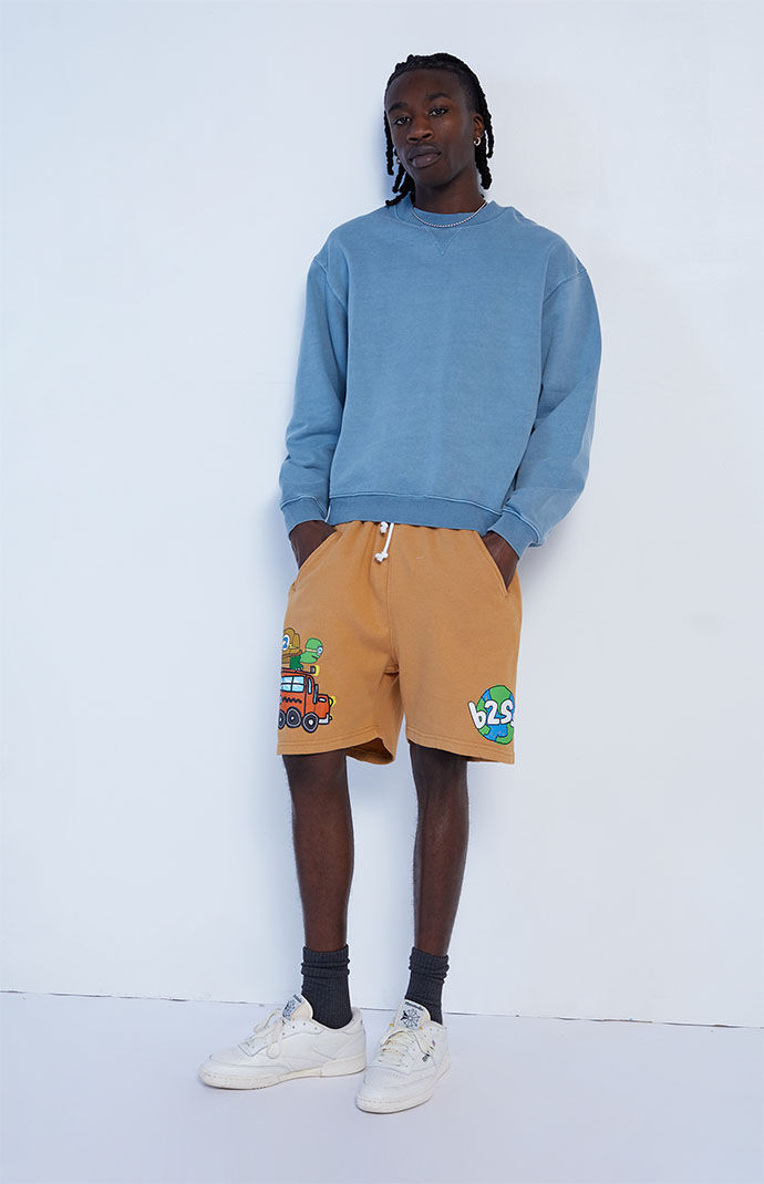 back 2 school special Turtle Bus Fleece Sweat Shorts | PacSun