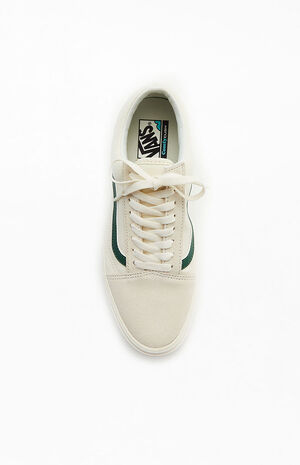Vans Green & White ComfyCush Old Skool Shoes | PacSun