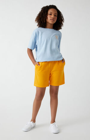 PacSun Kids Banana Orange Sweat Shorts | PacSun