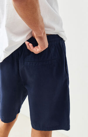 Blue Twill Drawstring Shorts | PacSun | PacSun