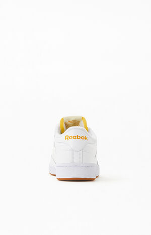 Reebok White & Gold Club C 85 Shoes | PacSun