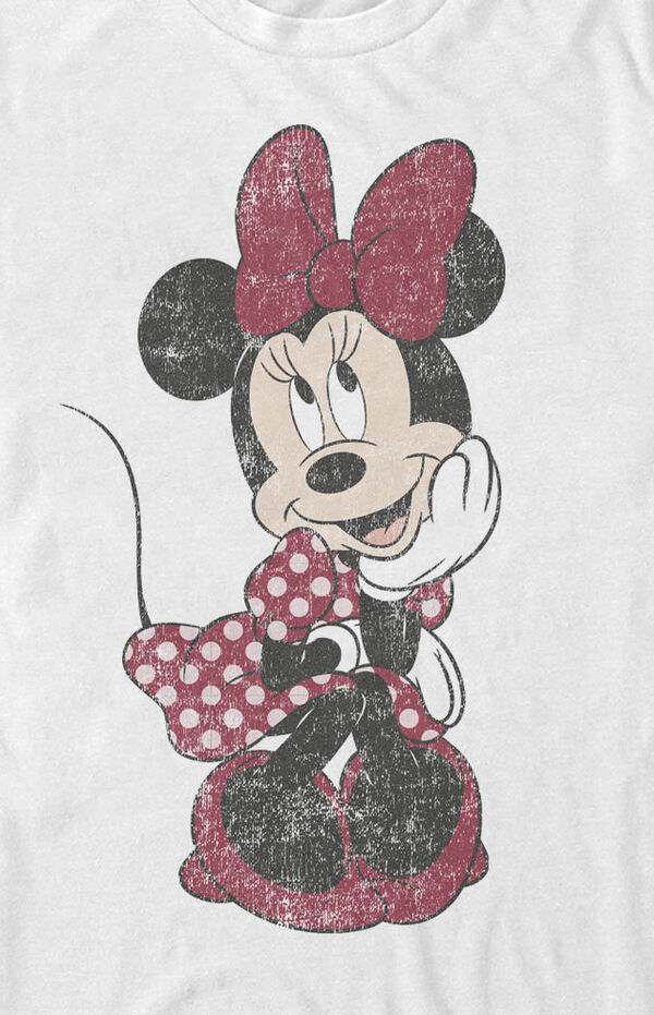 FIFTH SUN Polka Dot Minnie Mouse T-Shirt | PacSun