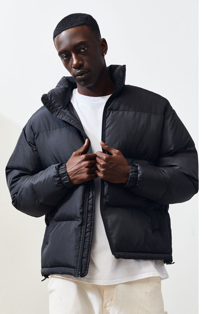Black Padded Jacket Men Outlet Store, UP TO 66% OFF | agrichembio.com