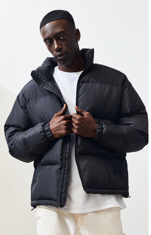 PacSun Black Solid Puffer Jacket | PacSun