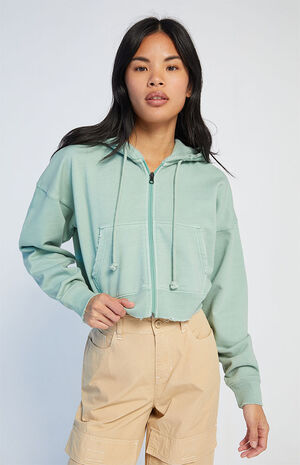 PacSun Betty Full Zip Cropped Hoodie | PacSun