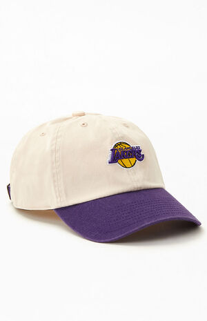 Mitchell & Ness Lakers Two-Tone Strapback Dad Hat | PacSun