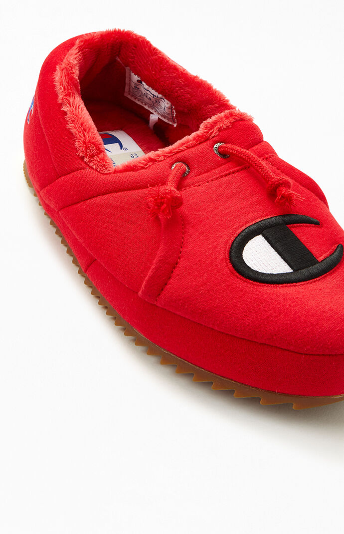 Champion Red University Slippers | PacSun