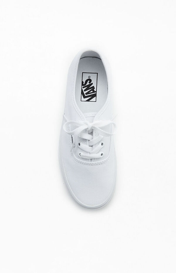 Anterior duda Grafico Vans Authentic White Shoes | PacSun