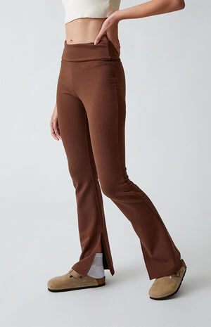 PacSun Hot Girl Fold-Over Flare Pants | PacSun