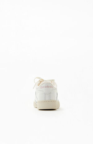 Reebok White & Pink Club C 85 Shoes | PacSun