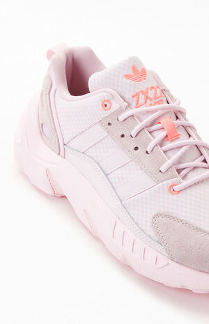 adidas Women's Pink Eco ZX 22 Boost Sneakers | PacSun