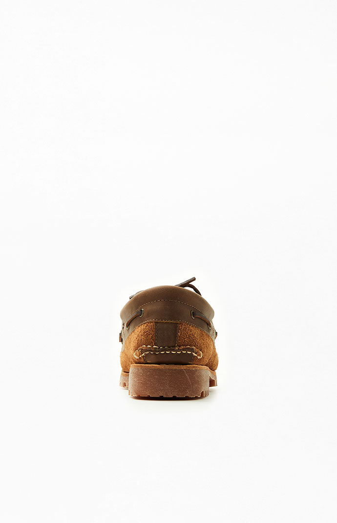 Timberland Brown Suede 3-Eye Classic Lug Boat Shoes | PacSun