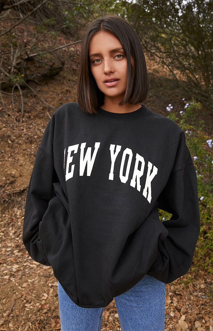 Get the John Galt Womens Black New York Sweatshirt from PacSun now | Fandom  Shop