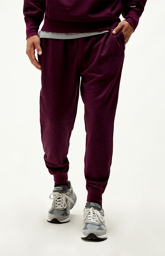 Champion Mens Marled Fleece Sweatpants - Purple size Medium from PacSun |  AccuWeather Shop