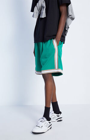 Mitchell & Ness Celtics Swingman Shorts | PacSun