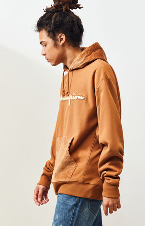 Champion Corduroy Piecing Pullover Hoodie | PacSun