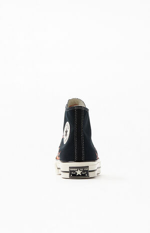 Converse Black Chuck 70 Flame Print High Top Shoes | PacSun