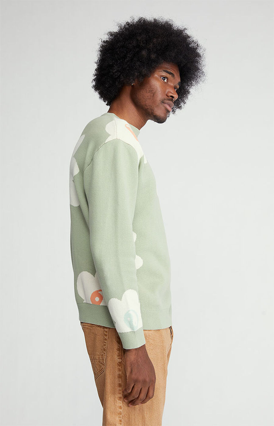 PacSun Yin & Yang Floral Crew Sweater | PacSun