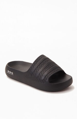 adidas Women's Black Adilette Ayoon Slide Sandals | PacSun