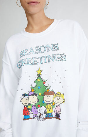 Junk Food Peanuts Seasons Greetings Sweatshirt | PacSun