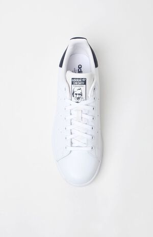 adidas Stan Smith White & Blue Shoes | PacSun