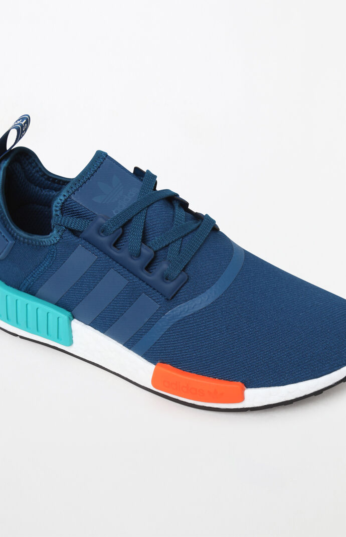 adidas Blue NMD R1 Shoes | PacSun