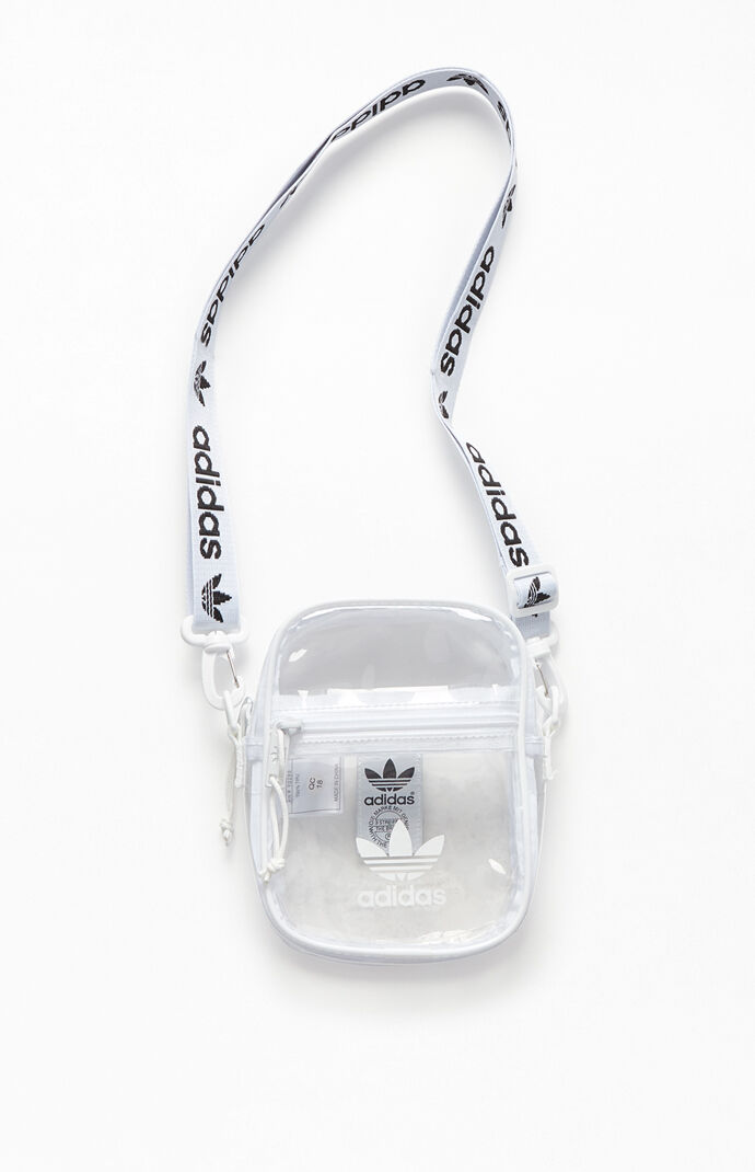 adidas transparent sling bag