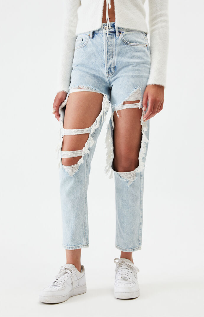 PacSun Light Ultra High Waisted Slim Fit Jeans at PacSun.com