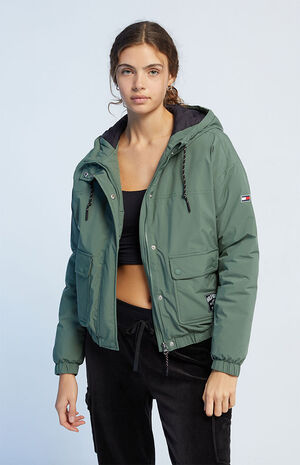 Tommy Hilfiger Hooded Utility Puffer Jacket | PacSun
