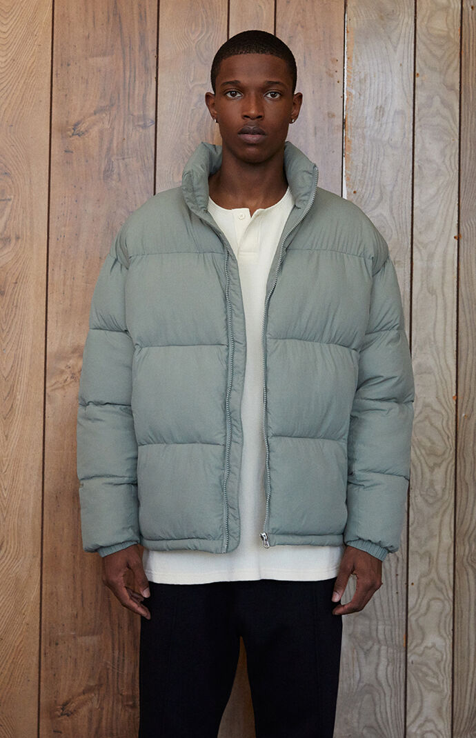 Solid Puffer Jacket