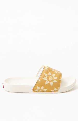Vans Women's Mustard La Costa Slide Sandals | PacSun