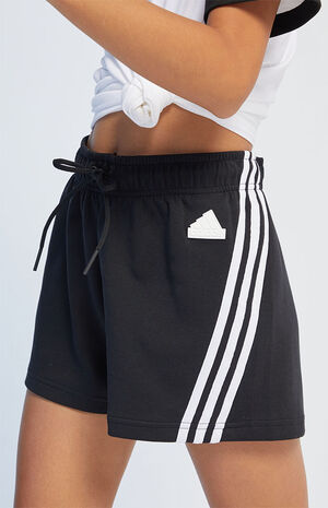 adidas Eco Black 3-Stripes Sweat Shorts | PacSun