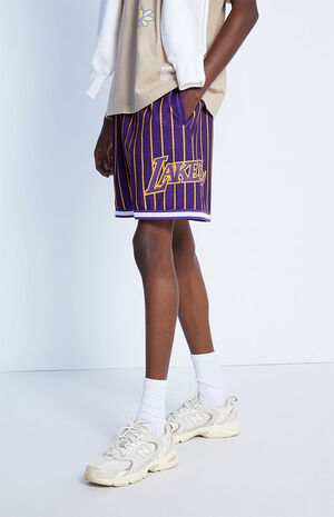 MITCHELL & NESS: BAGS AND ACCESSORIES, MITCHELL AND NESS LOS ANGELES LAKERS  BA