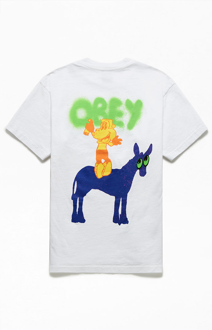 Obey Donkey Drawing T-Shirt | PacSun