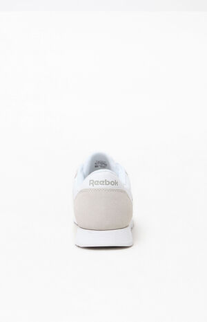 Classic White and Grey Leather & Nylon Shoes | PacSun | PacSun