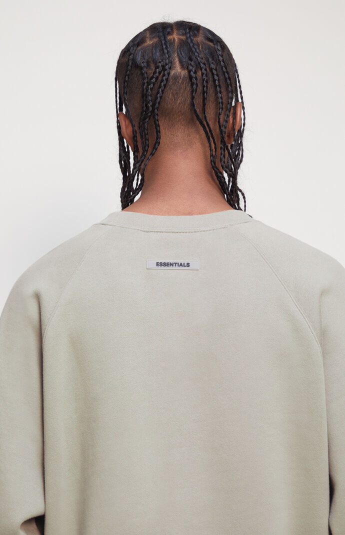 Fear of God Essentials Essentials Moss Crew Neck Sweatshirt | PacSun