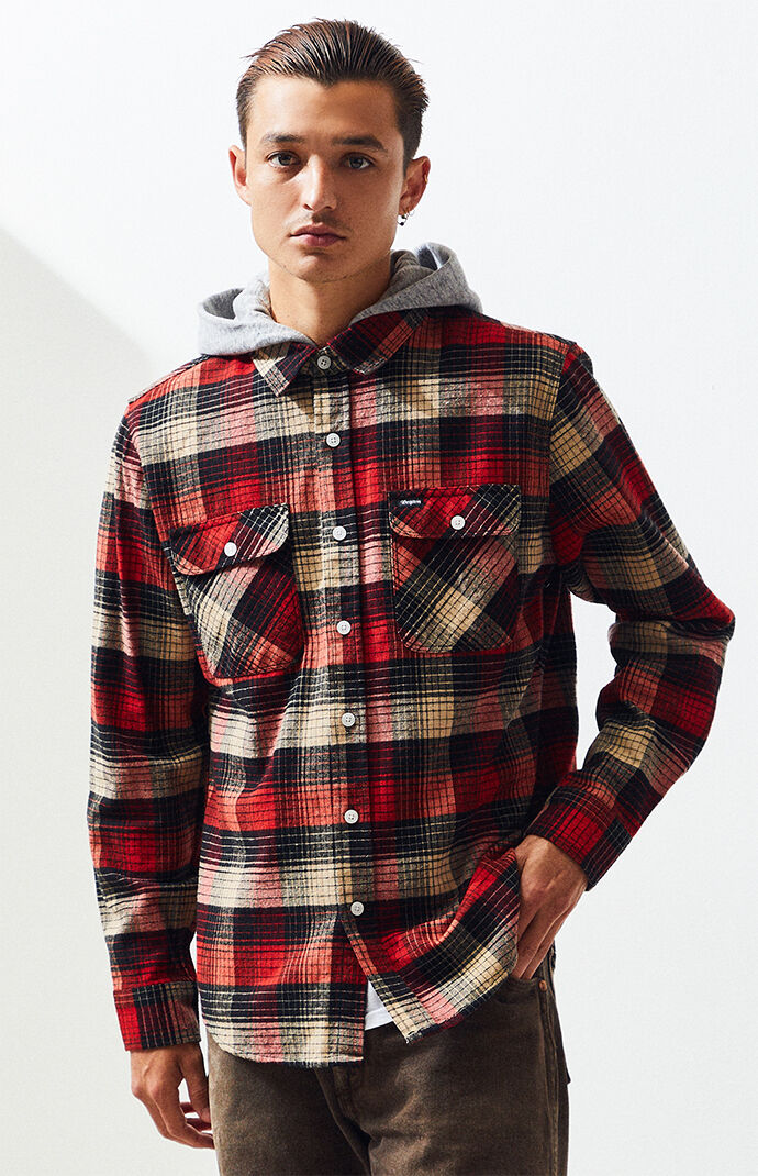 pacsun flannel hooded