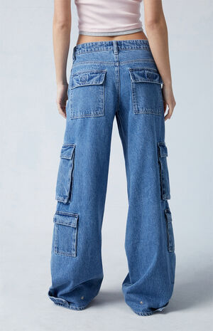 Women's Ultra High-Rise Baggy 3-Pocket Cargo Pants, Women's Sale