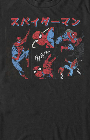 FIFTH SUN Spider-Man Kanji Panels T-Shirt | PacSun