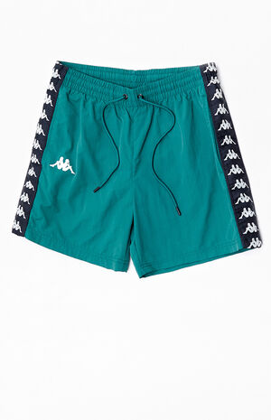 Kappa Green Banda Coney Nylon Active Shorts | PacSun