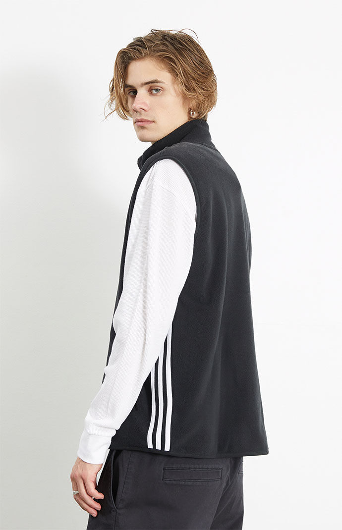 adidas Recycled Adicolor 3-Stripes Fleece Vest | PacSun