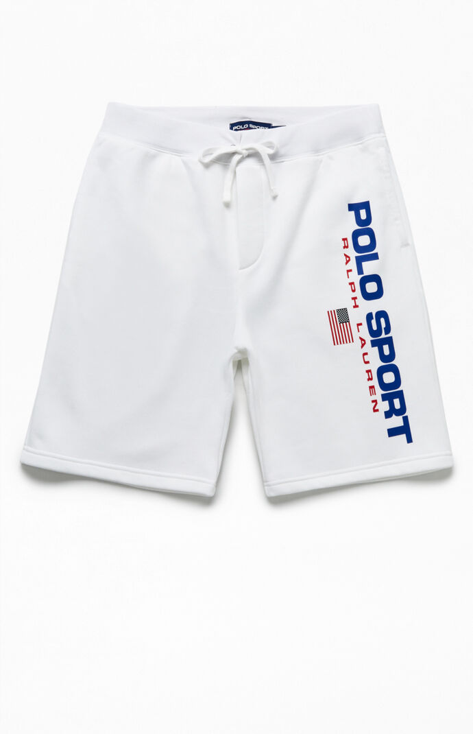 Polo Ralph Lauren White Sport Sweat Shorts at PacSun.com