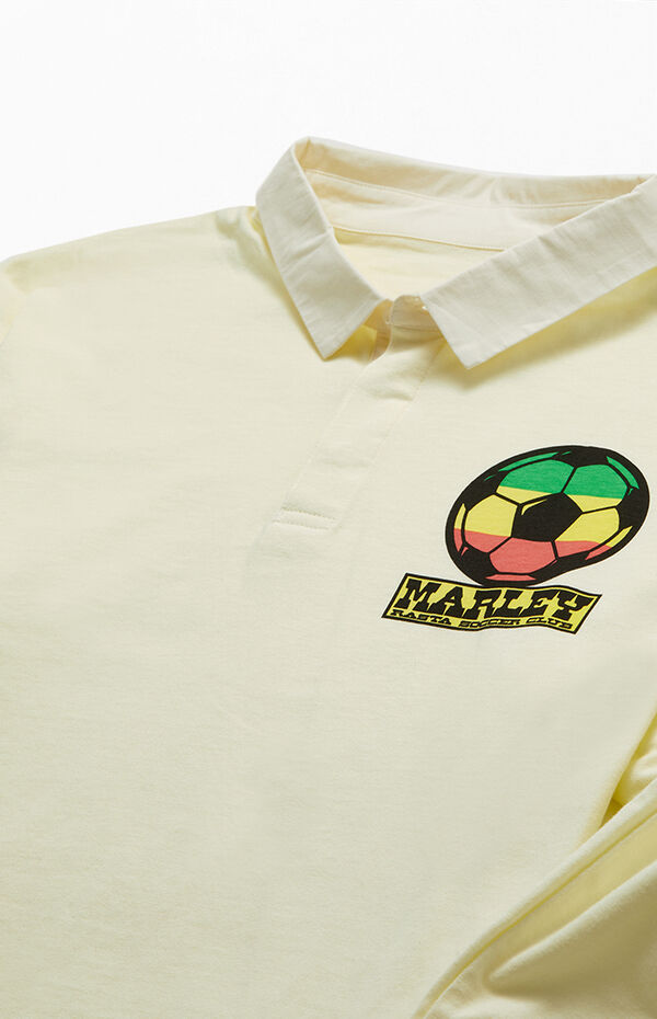 Marley Rasta Soccer Club Long Sleeve Polo Shirt | PacSun
