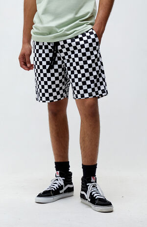 Vans Organic Checkered Range Elastic Waist Shorts | PacSun