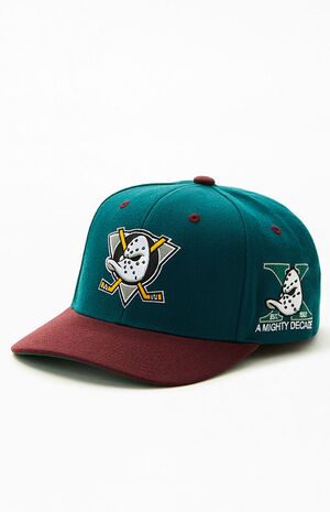 Mitchell & Ness Teal Anaheim Ducks Snapback Hat | PacSun