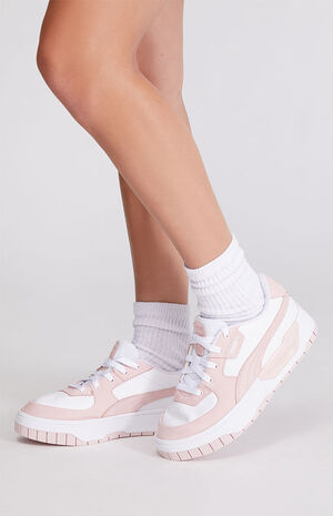 Puma Women's White & Pink Cali Dreams Sneakers | PacSun