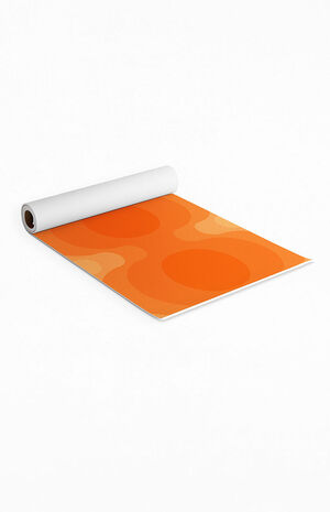 Deny Designs Orange Beige Yoga Mat