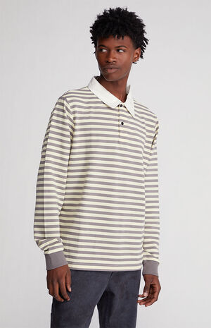 PacSun Long Sleeve Pique Polo Shirt | PacSun