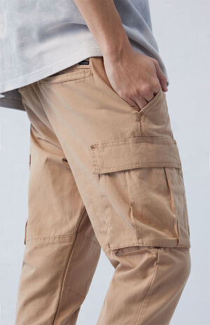 PacSun Khaki Canvas Slim Cargo Pants | PacSun