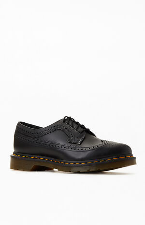Dr Martens 3989 Yellow Stitch Brogue Leather Shoes | PacSun